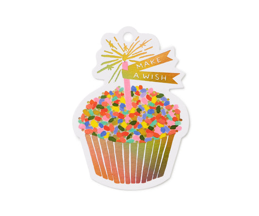 Rifle Paper Co. Gift Tags Pack; Cupcake (Pack of 8)