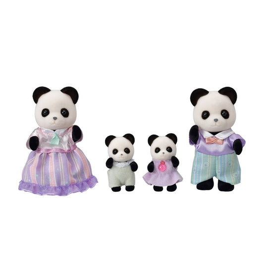 Calico Critters Pookie Panda Family; Set of 4