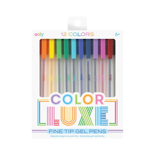 Ooly Gel Pen Set; Color Luxe (Set of 12)