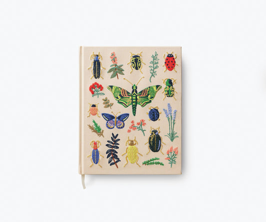 Rifle Paper Co. Sketchbook; Curio (Embroidered Fabric Cover)