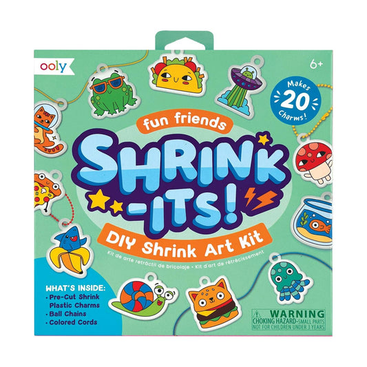 Ooly Shrink-Its! D.I.Y. Shrink Art Kit; Fun Friends