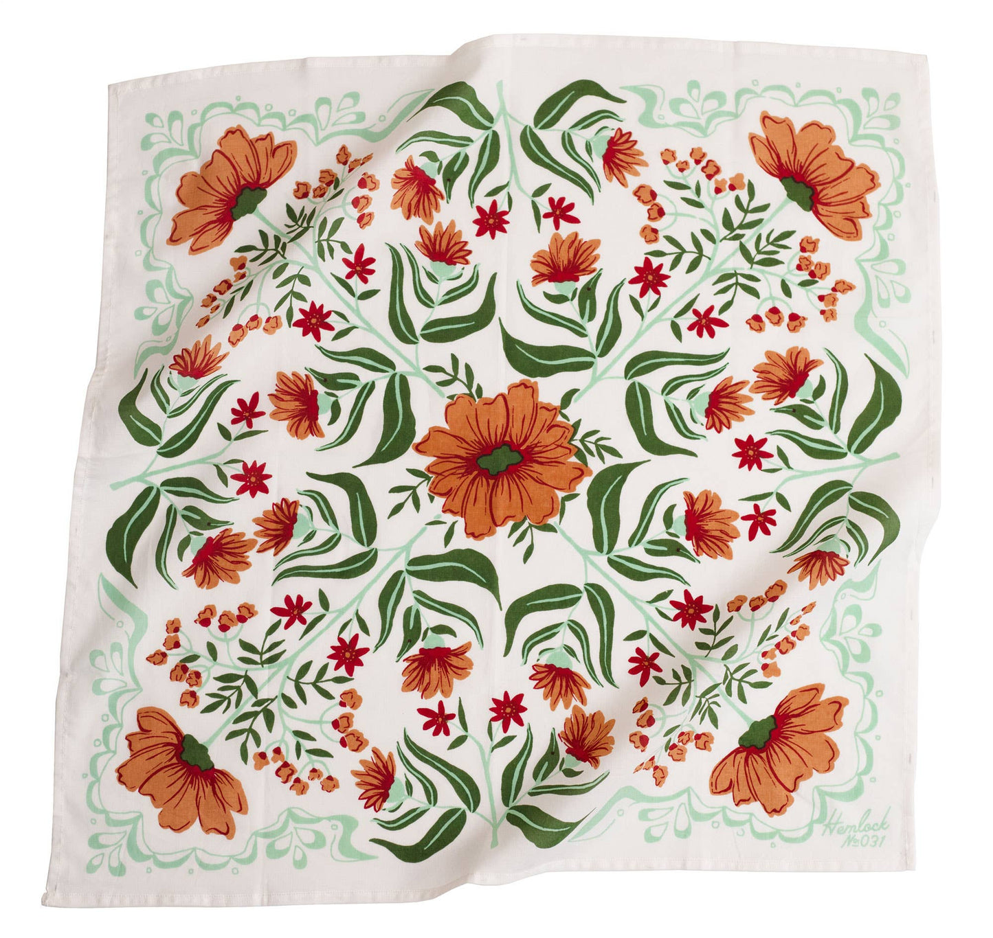 Bandana; No. 031 Flora (100% Premium Cotton)