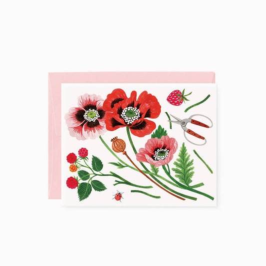 Greeting Card; Field Flowers