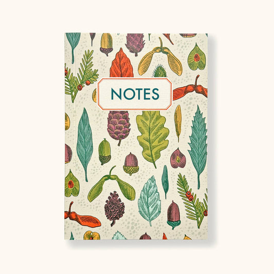 Notebook; Leaves & Seeds By Sukie