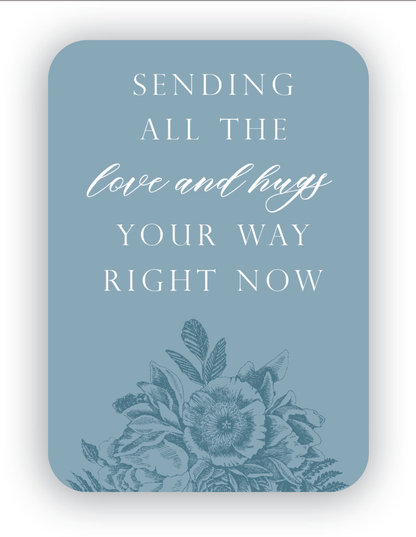 Mini Card; Love and Hugs (With Envelope)