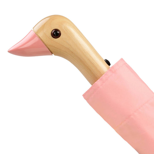 Original Duckhead; Pink Compact Eco-Friendly Wind Resistant Umbrella
