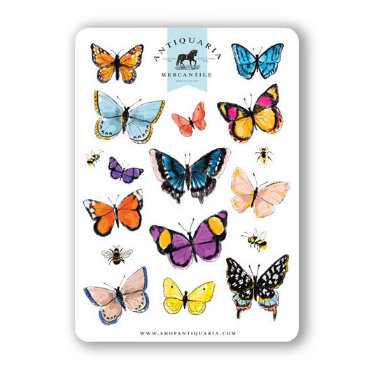 Butterflies Sticker Sheet By Antiquaria