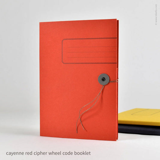 Code Booklet; Secret Cipher (Red)