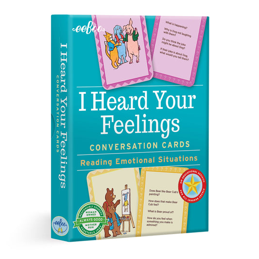 Eeboo Conversation Cards; I Heard Your Feelings
