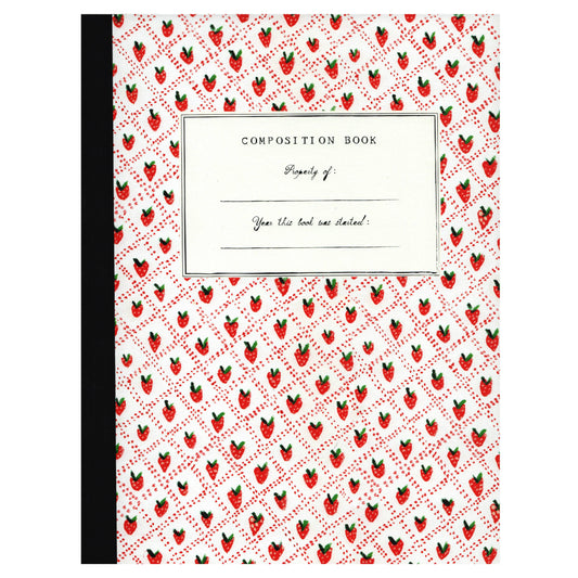 Composition Book; Strawberries By Mr. Boddington's Studio