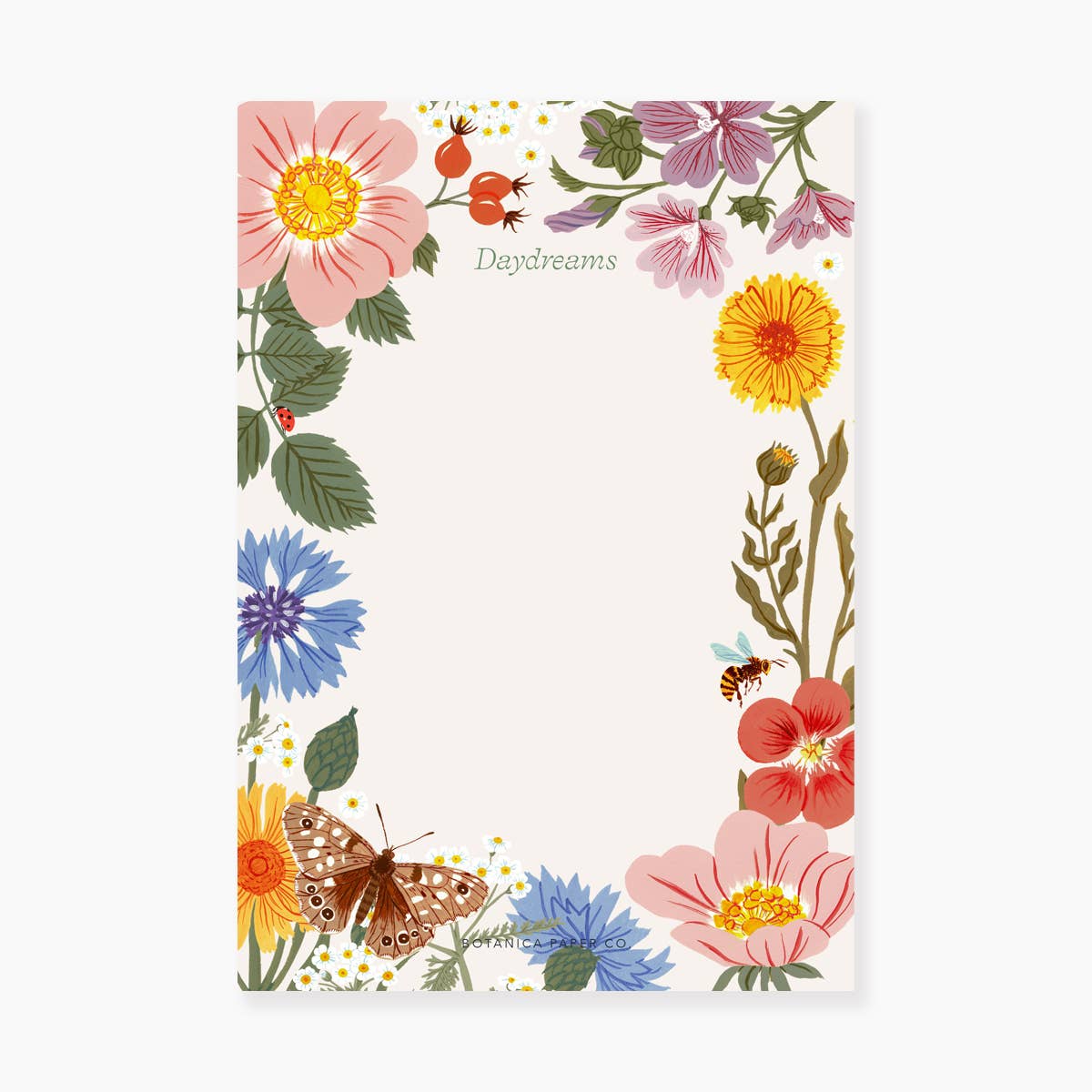 Notepad; Daydreams By Botanica Paper Co. (50 Pages, Floral Design)