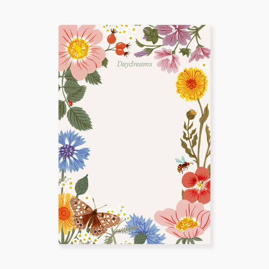 Notepad; Daydreams By Botanica Paper Co. (50 Pages, Floral Design)