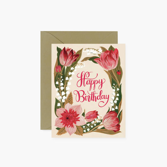 Birthday Card; Garden Birthday