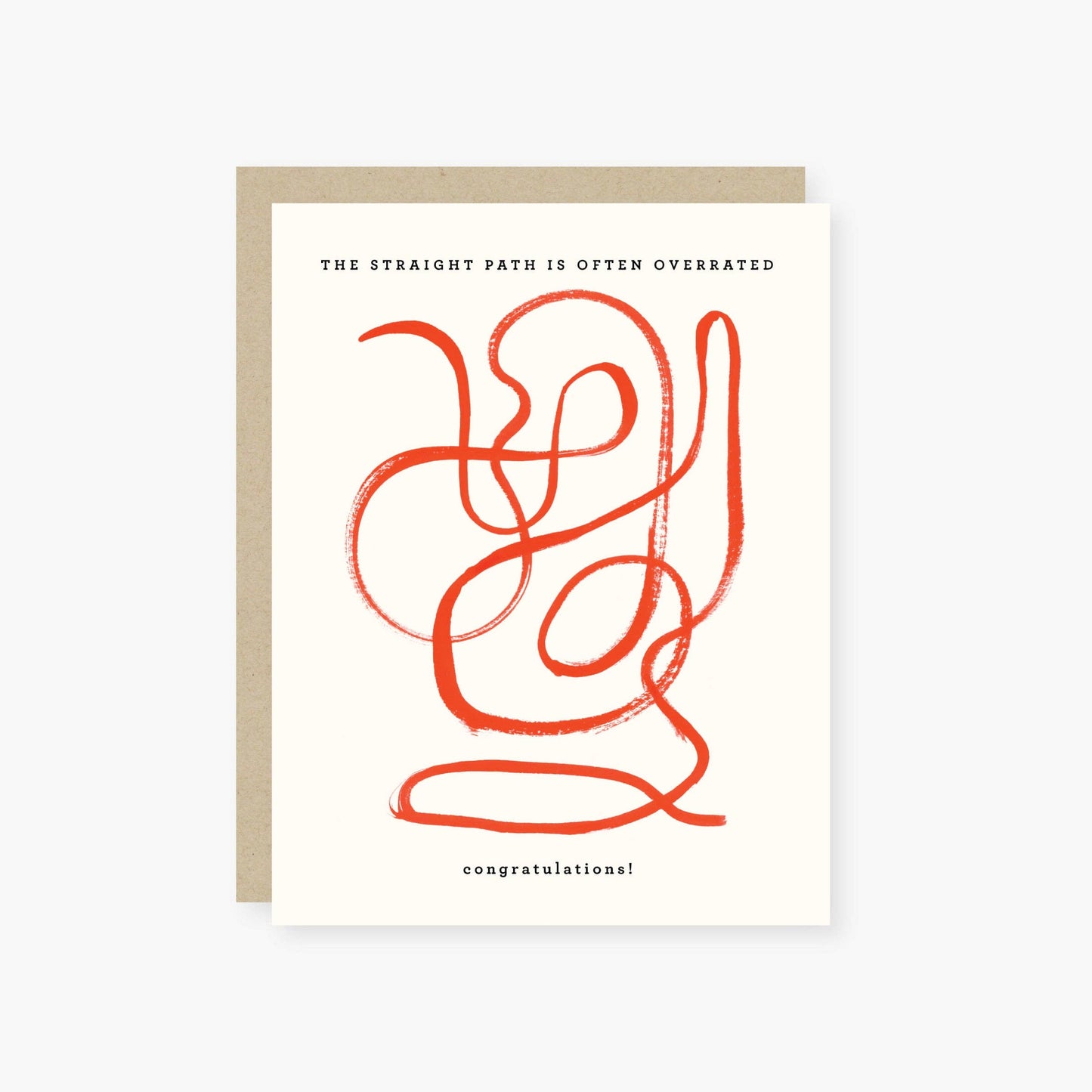 Graduation Card; The Straight Path