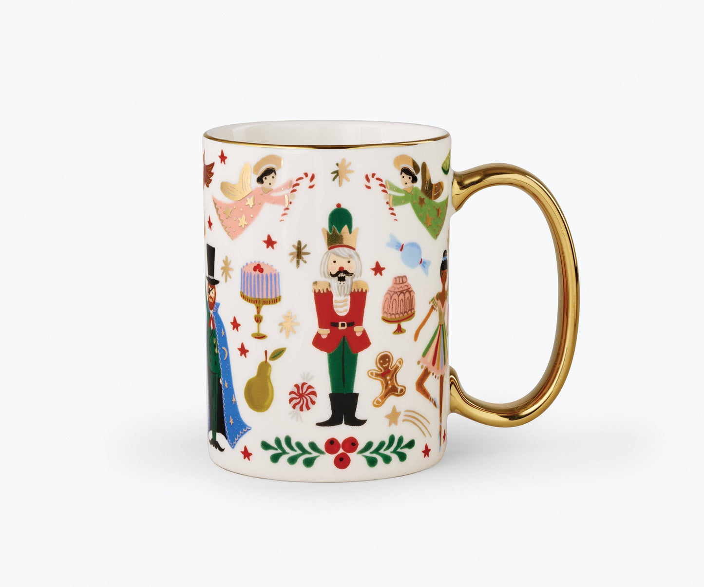 Rifle Paper Co. Porcelain Mug; Nutcracker