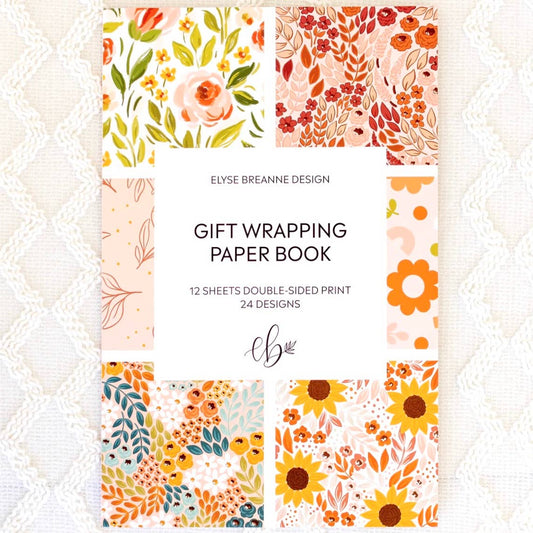 Gift Wrapping Paper Book (24 Designs) By Elyse Breanne Design
