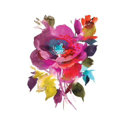 Temporary Tattoo Pack; Festive Floral