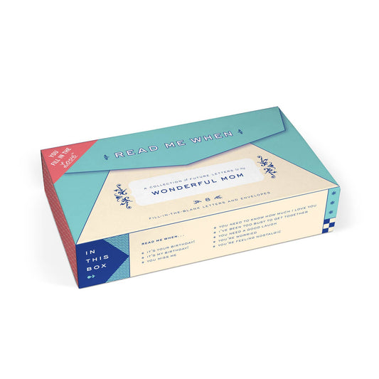 Read Me When Box; Letters to My Wonderful Mom