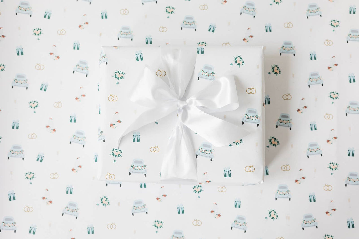 Wedding Pattern Wrapping Paper Roll