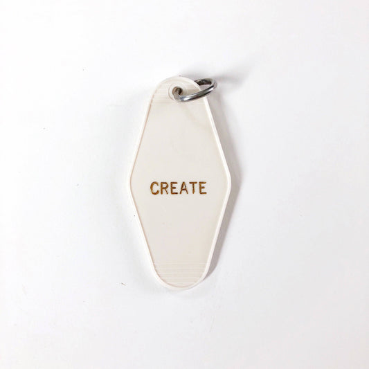 Key Tag; Create (White)