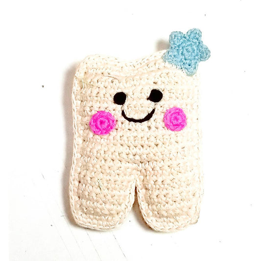 Crochet Friendly Tooth Toy (Tooth Fairy Pocket Pillow)