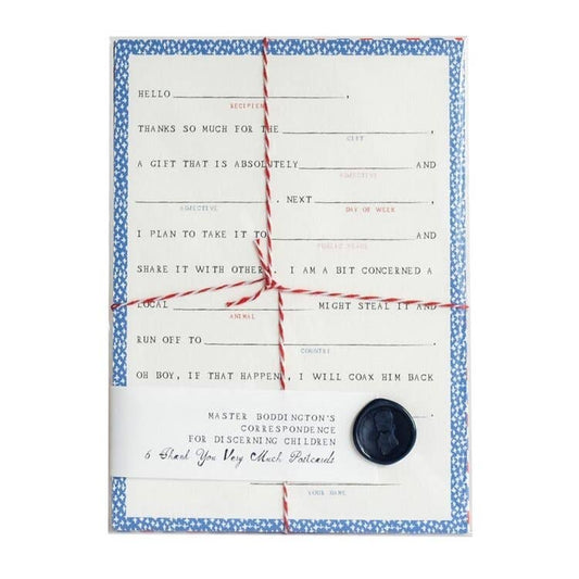 Gratitude Postcard Set; Fill in the Blank By Mr. Boddington's Studio