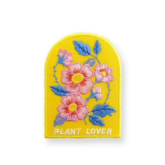 Embroidered Patch; Plant Lover By Antiquaria (Iron On)