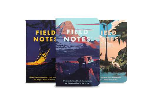Field Notes; Series F - National Parks Notebooks (3 Pack)